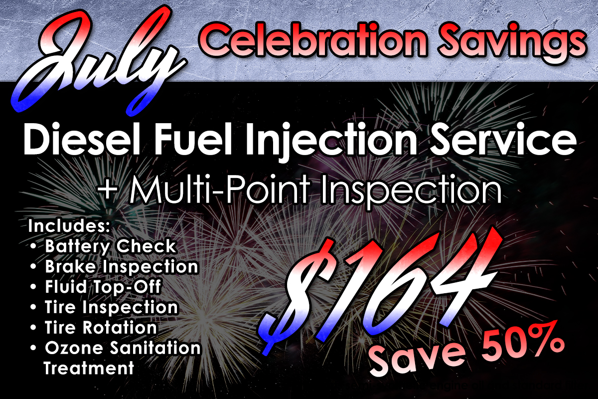 Diesel Fuel Inspection Service Discount at Belden's Automotive & Tires