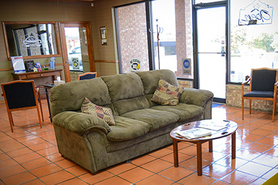 Belden's Automotive & Tires - our waiting room at Lockhill Selma location