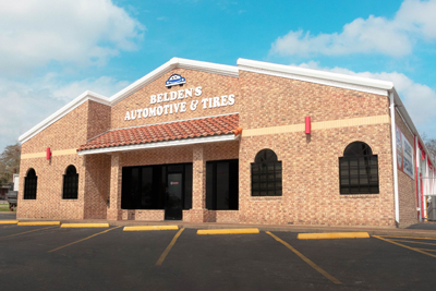 Lockhill Selma location - our building outside - Belden's Automotive & Tires