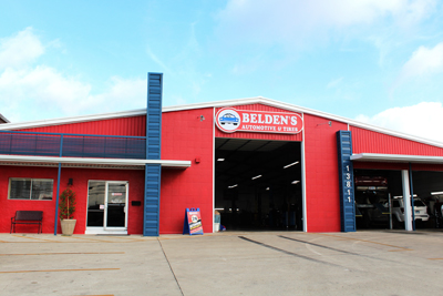 Our building outside - San Pedro Location | Belden's Automotive & Tires